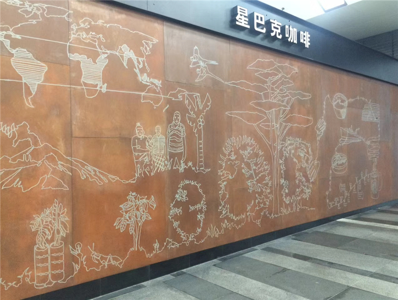 桐乡耐候钢幕墙